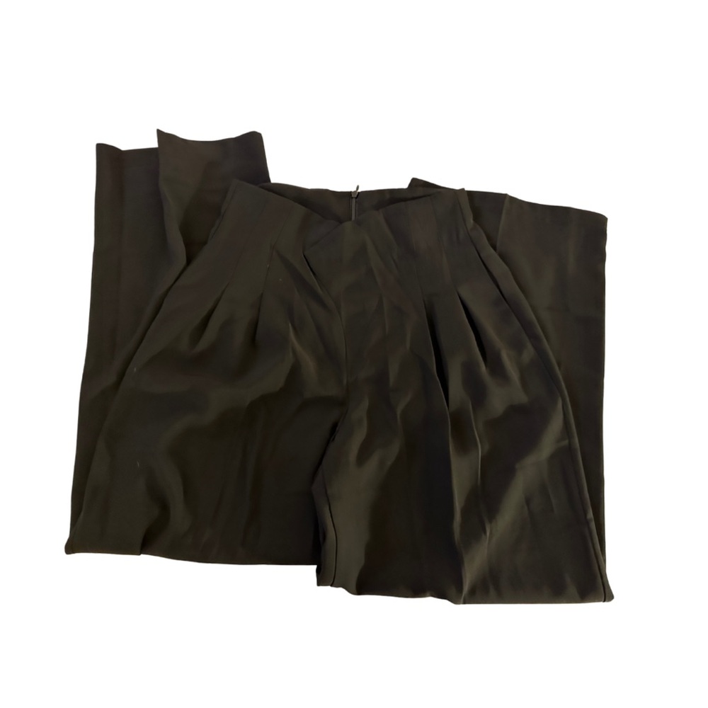 Black wide leg dress pants size 2